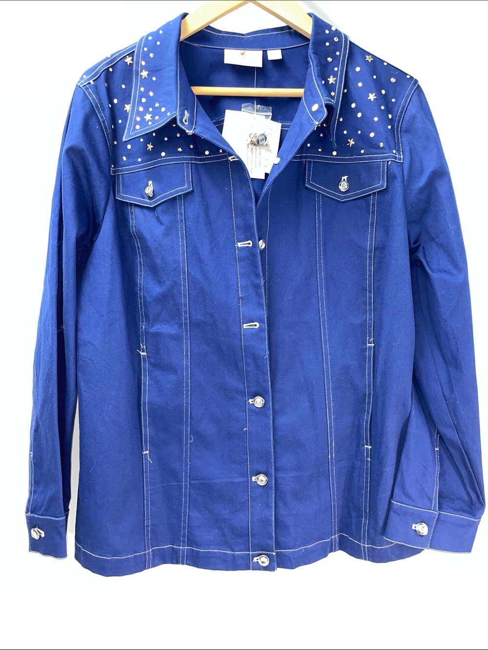 QUACKER FACTORY WOMENS STARS AND SPARKLE JACKET FTL-07-179